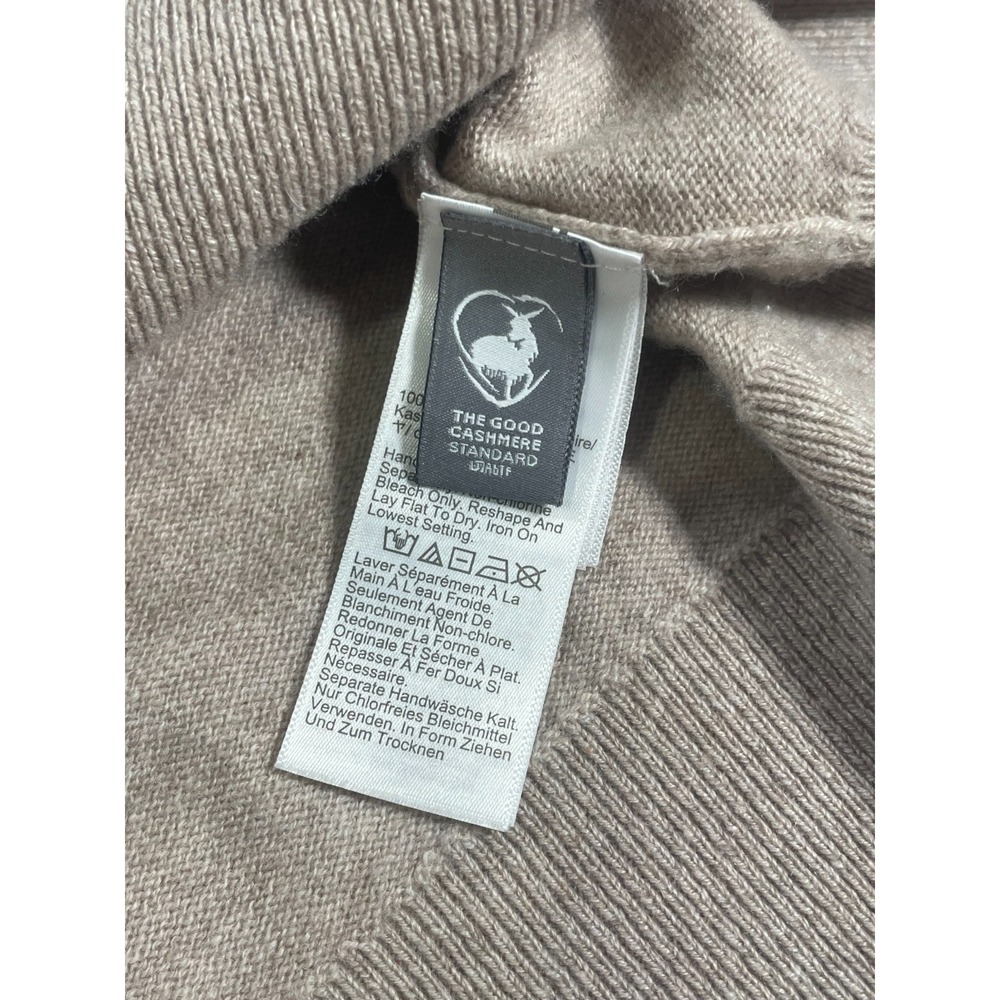 J.Crew Women's Cashmere Relaxed‎ Crewneck Sweater Tan Size XS CB905 - Picture 5 of 10